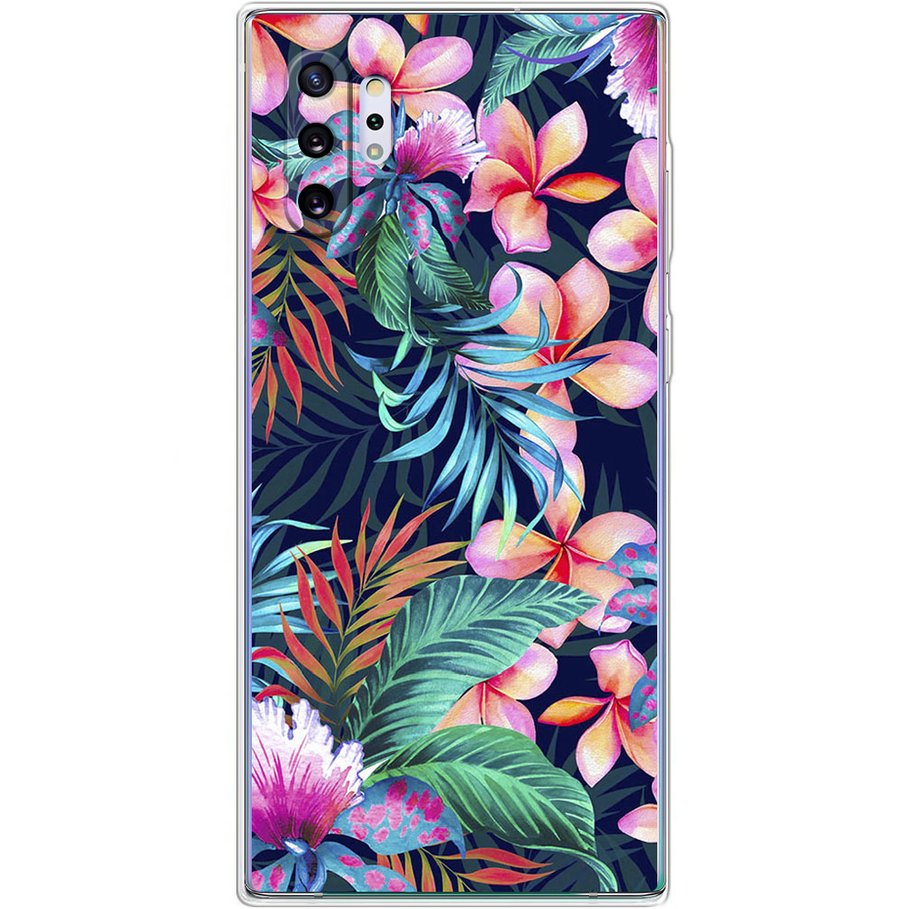 Чохол Boxface Samsung N975 Galaxy Note 10 Plus flowers in the tropics Прозорий силікон (37686-up1971-37686)