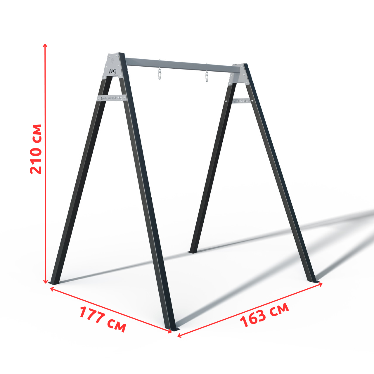 Гойдалка дитяча одномісна WCG Play Frame Гніздо лелека каркас 1 Elite 60х60 см (EPF-1-421-1) - фото 9 Гойдалка дитяча одномісна WCG Play Frame Гніздо лелека каркас 1 Elite 60х60 см (EPF-1-421-1) - фото 9