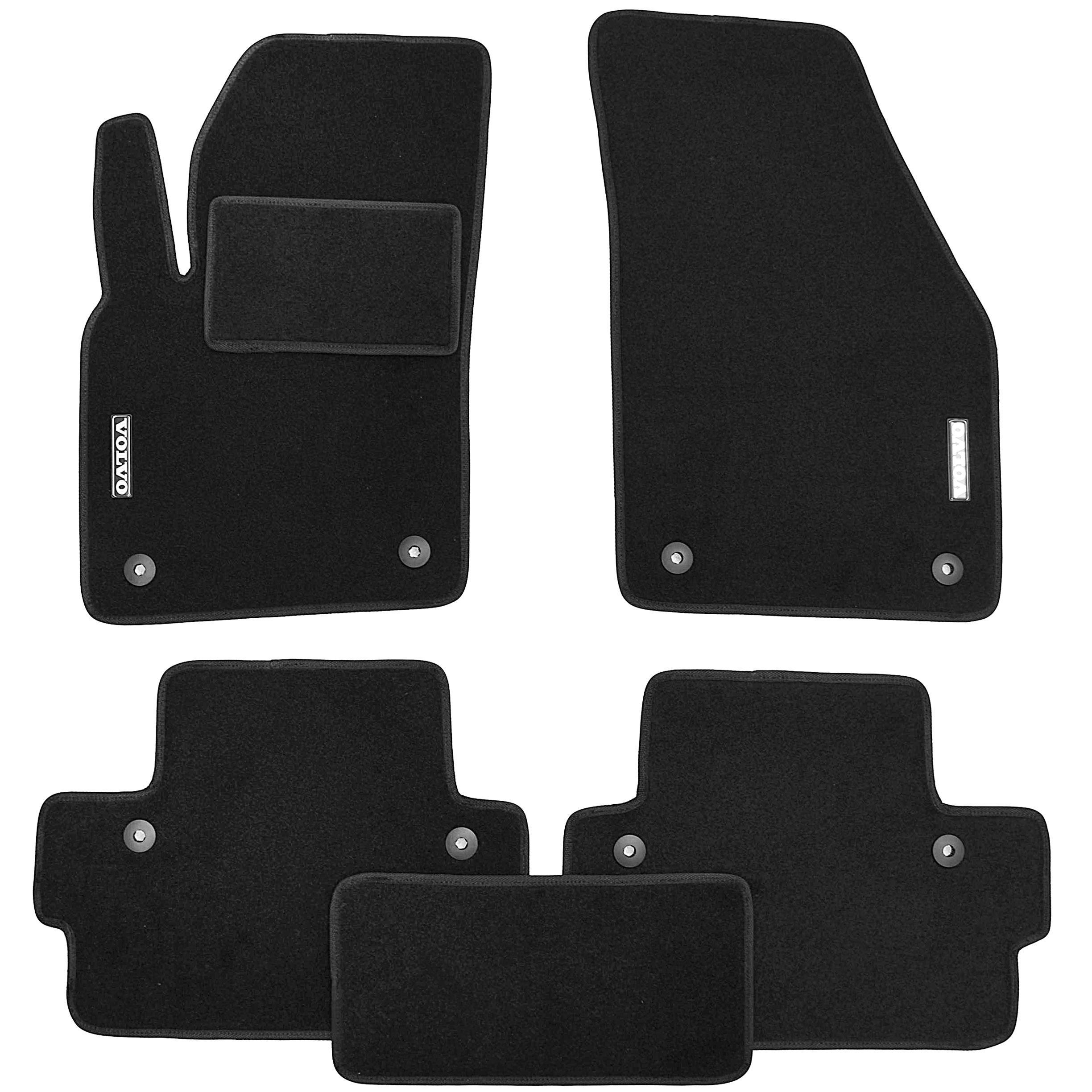 Коврики в салон для Volvo C30 '06-13 текстильные Черный (21610)