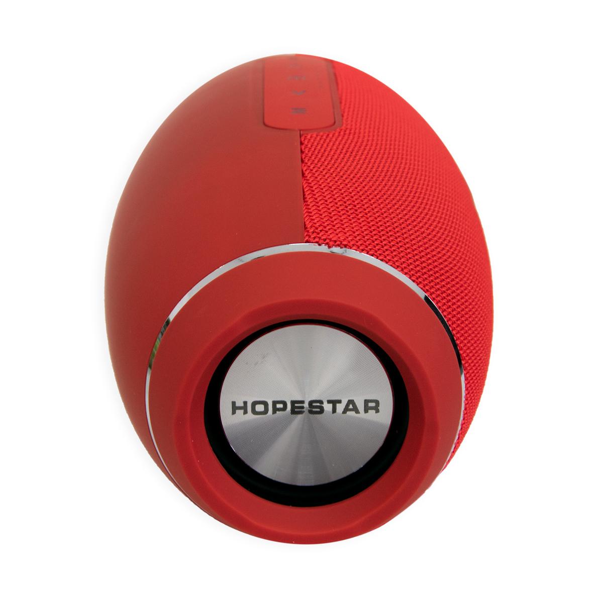 Колонка беспроводная портативная Hopestar H20 Football speaker Красный (1009545-Red) - фото 2