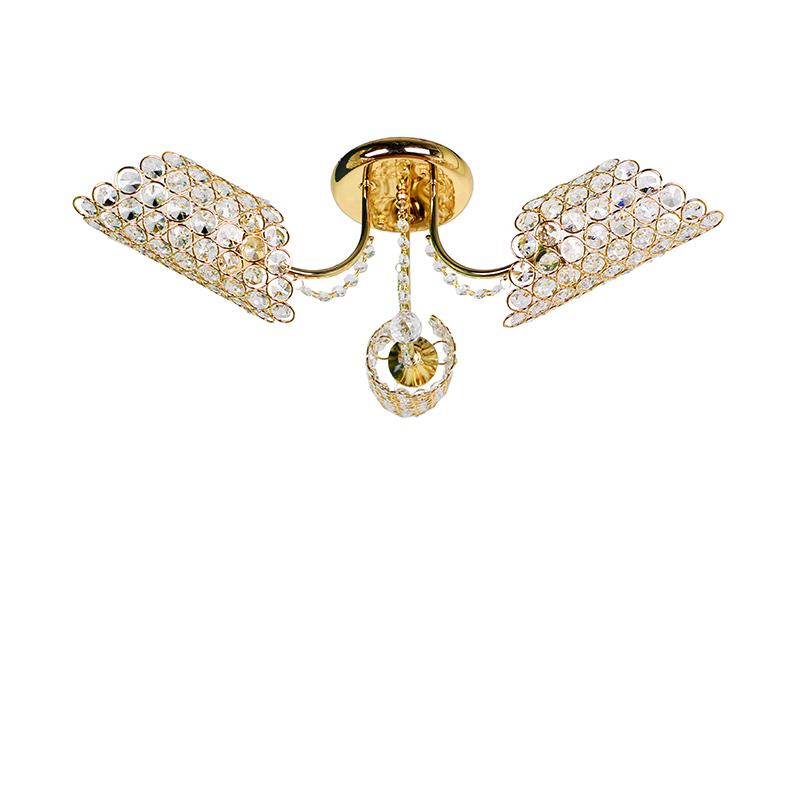 Люстра стельова кришталева Light House NM-15658/3 Золото