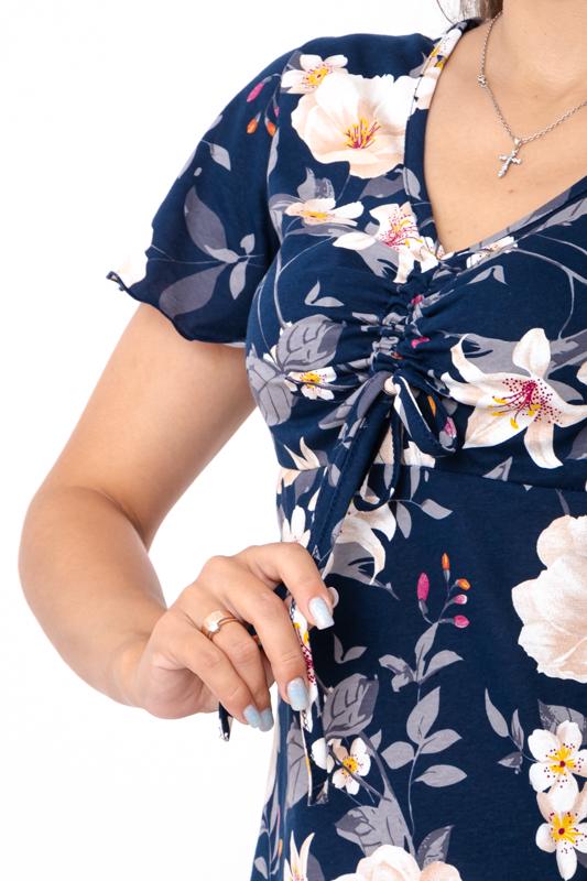 Комплект жіночий футболка і шорти Носи Своє р. 50 Темно-синій (8335-002) - фото 3 Комплект жіночий футболка і шорти Носи Своє р. 50 Темно-синій (8335-002) - фото 3