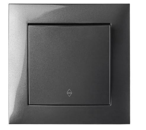 Вимикач на два напрямки VS10-297 Графіт (VS10-297 GRAFFITE)