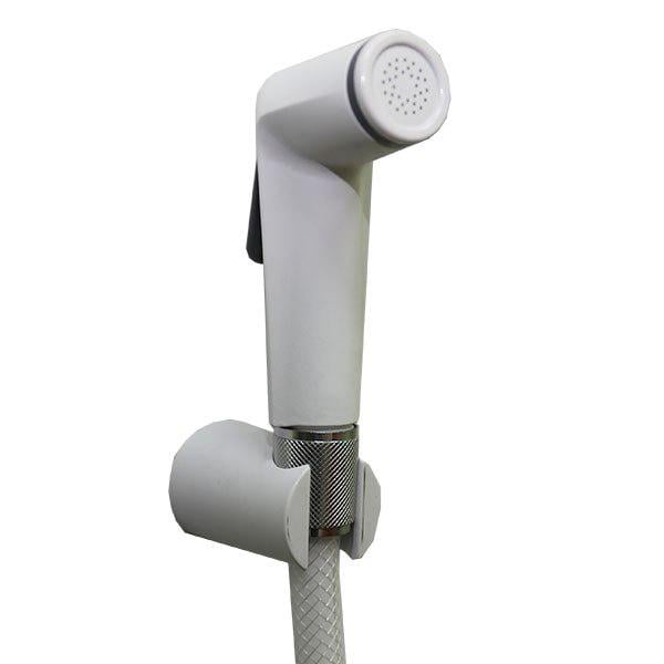 Лейка для биде SANTAN Cobra + шланг PVC 120 + держатель White