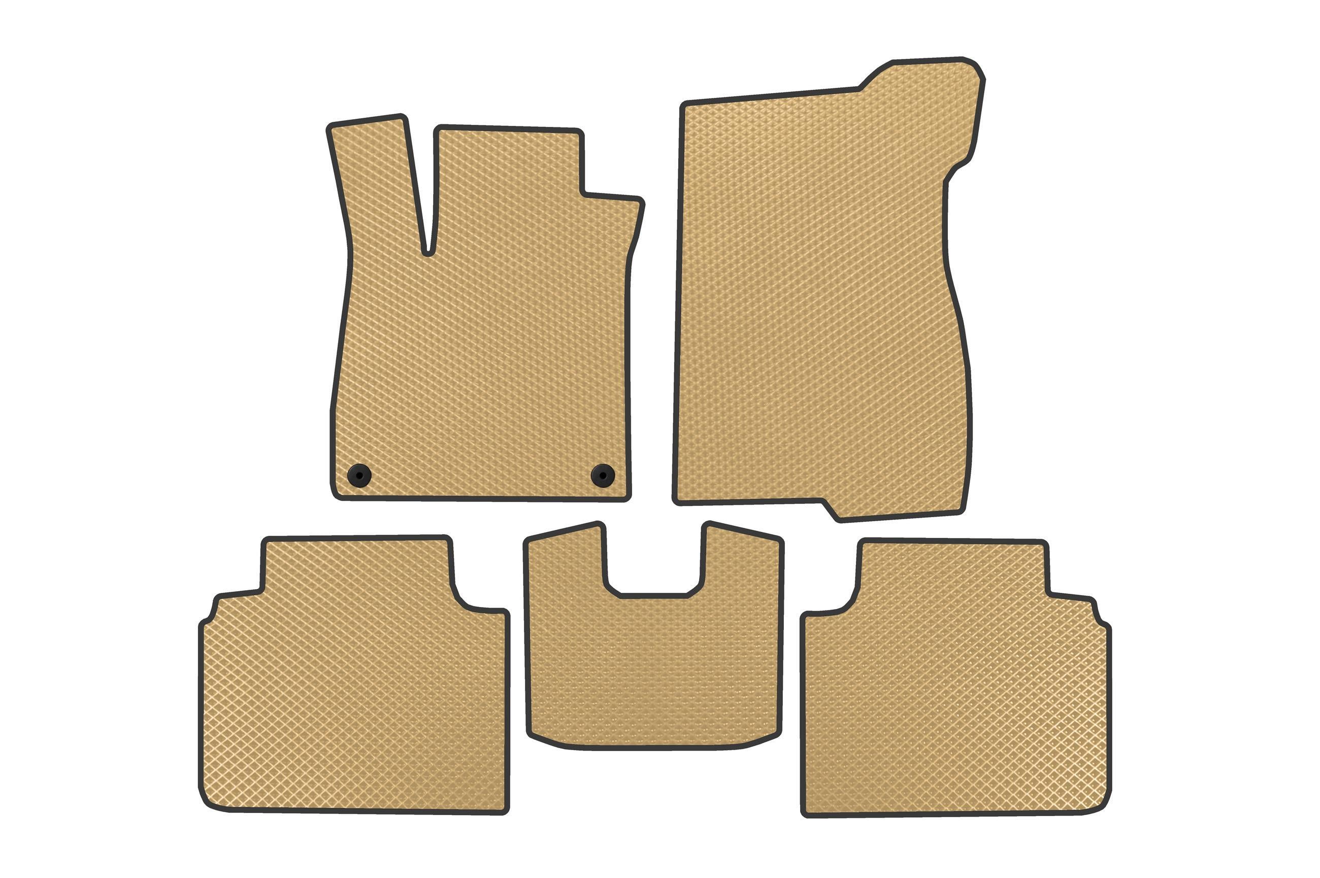 Коврики в автомобиль EVA Digital Designs для Honda Accord XI 2022- гг. этилвинилацетат Бежевый (183664)