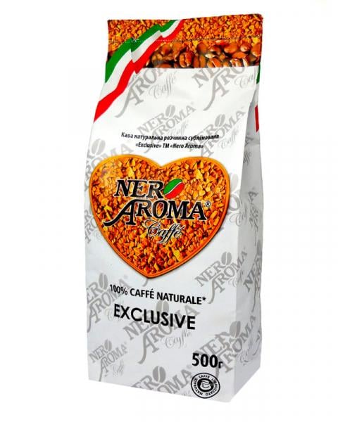 Кофе растворимый Nero Aroma EXCLUSIVE 100% arabica 500 г (35371468)