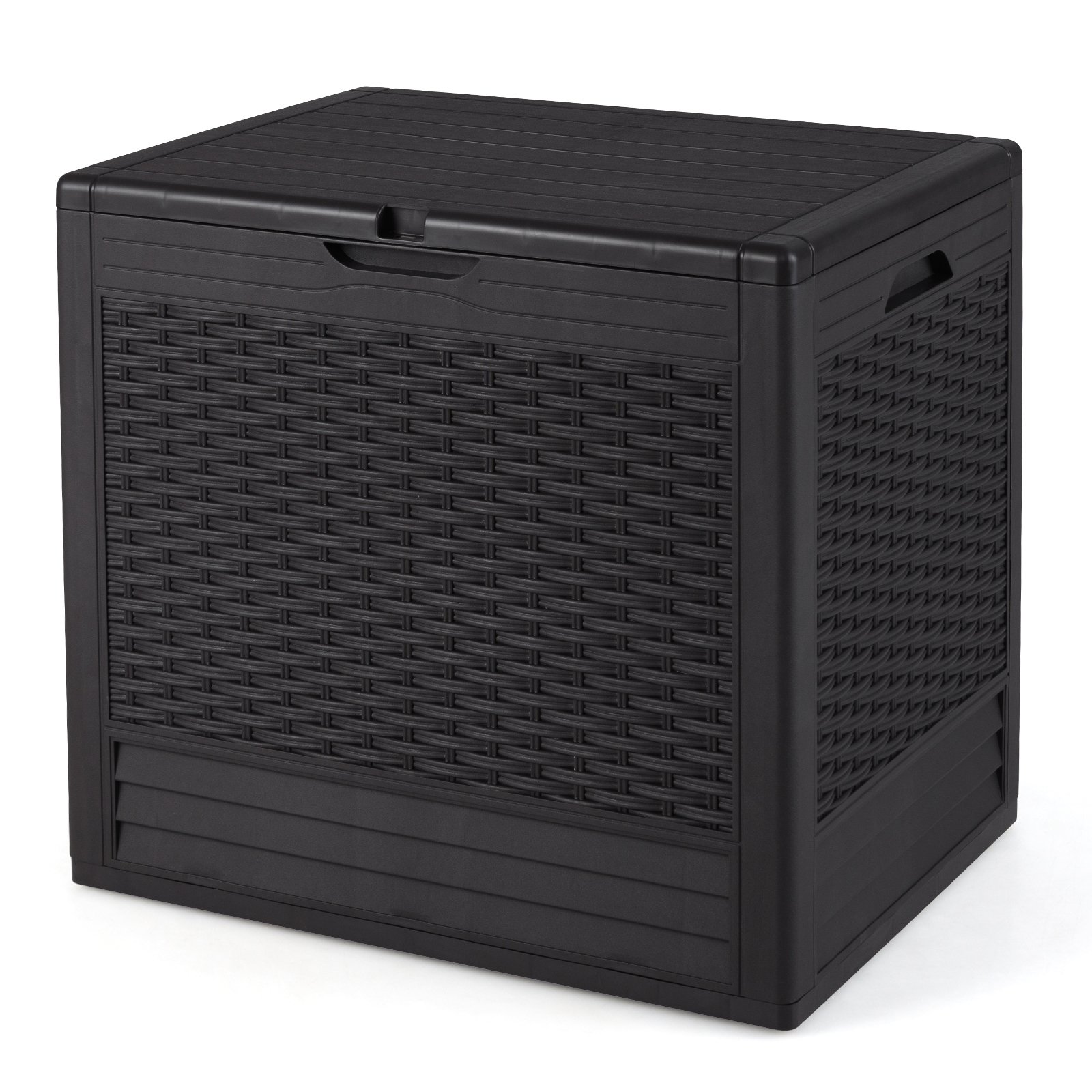 Сундук для хранения из пластика 58x43x53 см Коричневый (COSTWAY-01391)