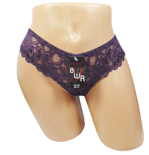 Женские трусики бикини Biweier 358 ажурные М Фиолетовый (1685347451)