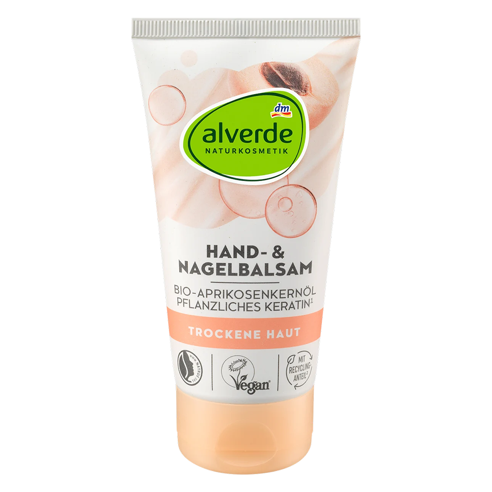 Бальзам Alverde Naturkosmetik для рук и ногтей с органическим абрикосовым маслом 75 мл (EPI-15102025-188)