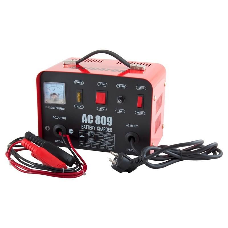 Зарядное устройство для свинцовых аккумуляторов Alligator 12V 24V 8A 20A 48-220Ah (AC809)