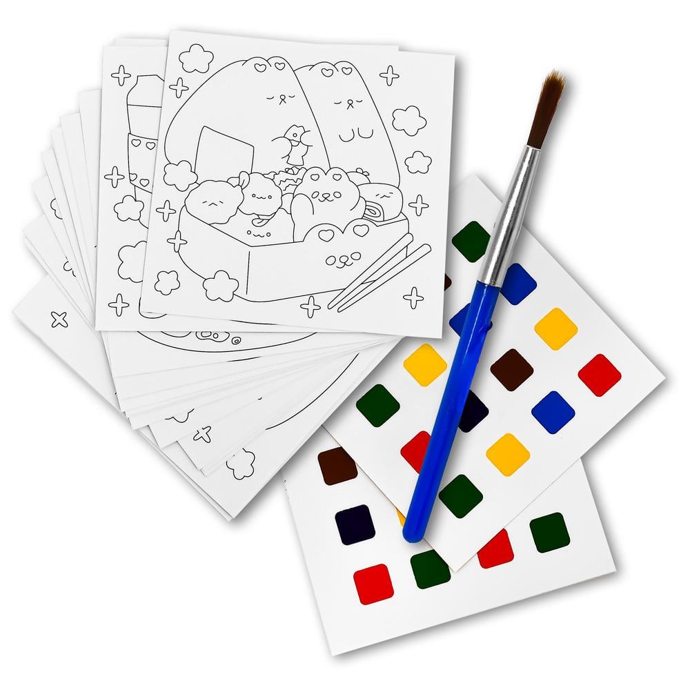 Блокнот с красками и кисточкой HOME WW01538ST Акварель 20 листов (2200000351623) Блокнот с красками и кисточкой HOME WW01538ST Акварель 20 листов (2200000351623)