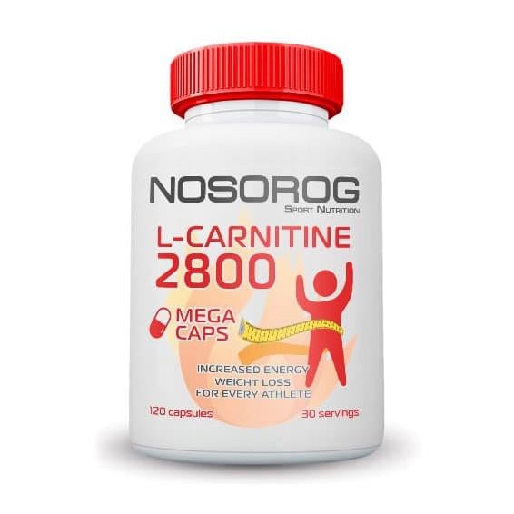 Карнітин NOSOROG L-Carnitine 2800 120 капс. (19165-01)