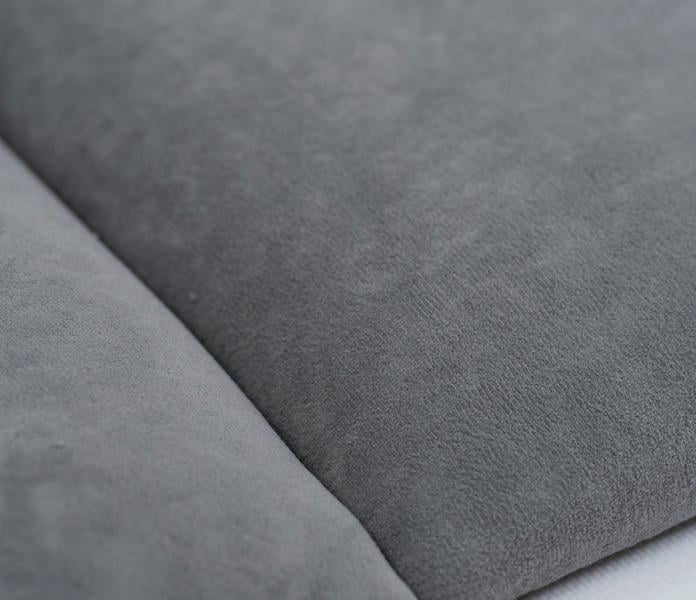 Стінова панель самоклеюча м'яка Soft Pan велюр 15x60х3,7 см матовий Сталь (156001) - фото 3