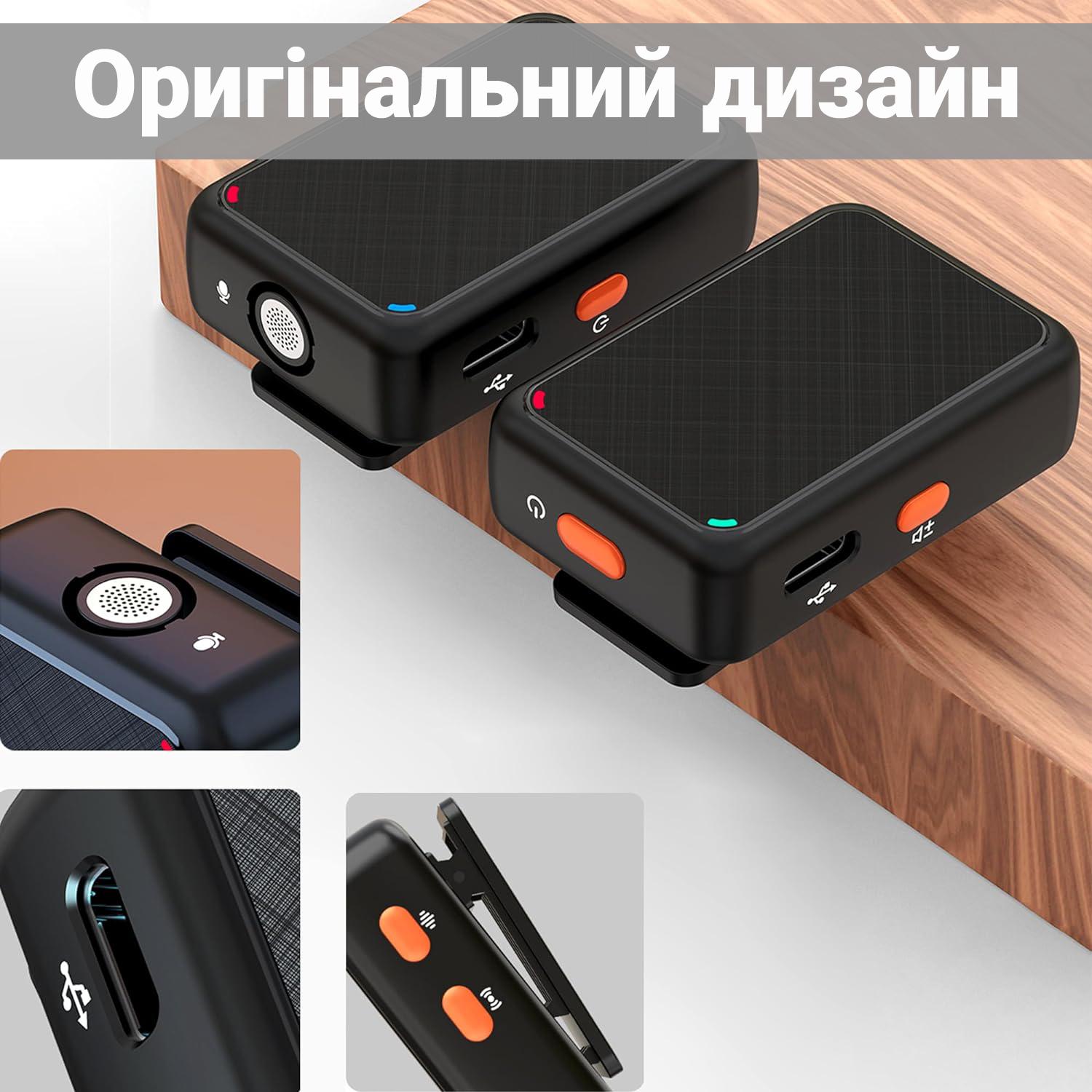 Радіосистема бездротова Savetek P39 Type-C з петличним мікрофоном для Android смартфонів/планшетів - фото 15