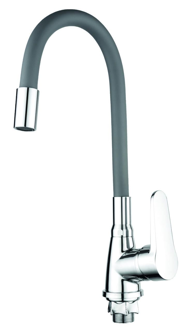 Смеситель для кухни MIXXUS Elvis 014 Reflector Grey без подводки (MI6307)