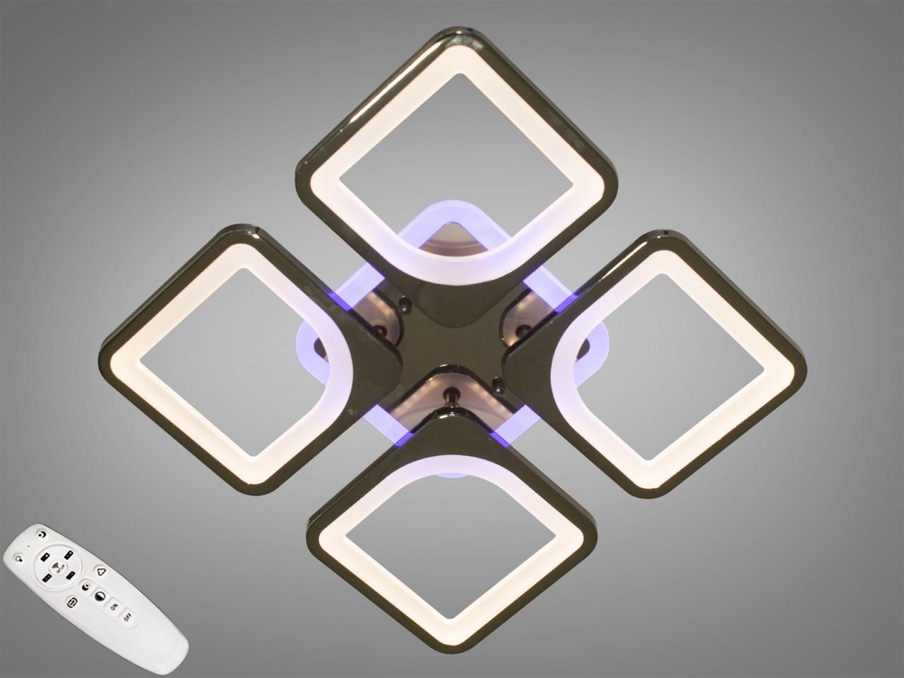 Люстра потолочная с димером LED S8060/4BHR 3col dim (2437599814)