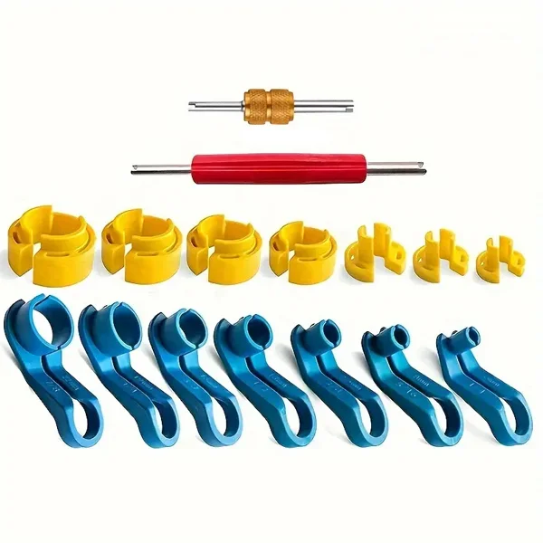 Інструменти для від'єднання труб кондиціонера авто J00142 14 знімачів та 2 викрутки в кейсі - фото 6 Інструменти для від'єднання труб кондиціонера авто J00142 14 знімачів та 2 викрутки в кейсі - фото 6