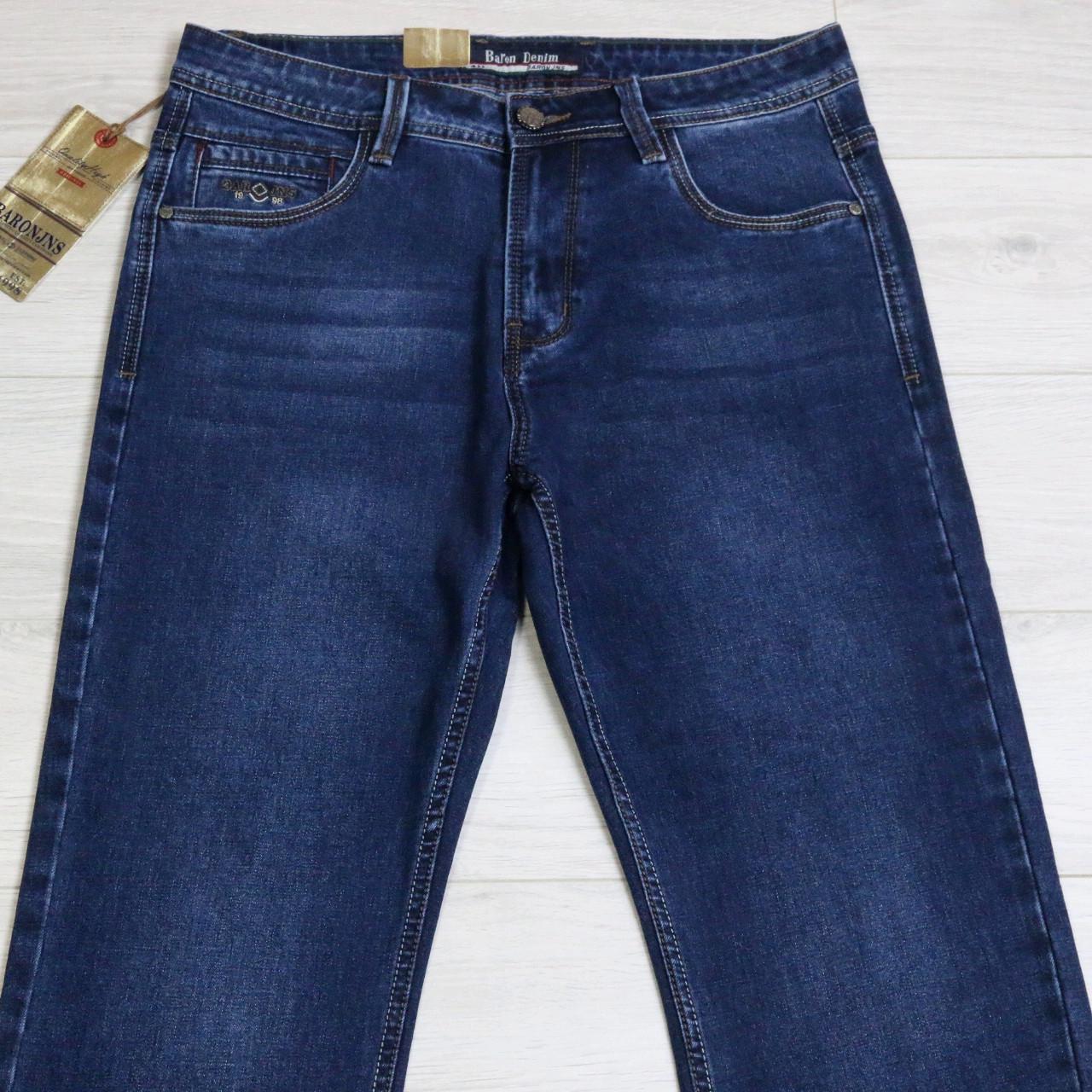 Джинсы мужские демисезонные Baron 9583 классические с ровным кроем р. 36 (2761156845) - фото 2