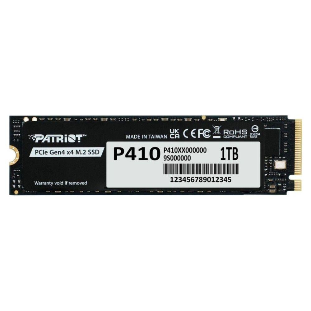 Накопичувач SSD M.2 Patriot P410 1TB NVMe 2280 PCIe Gen4 x4 5000/4500 TLC (P410P1TBM28H)