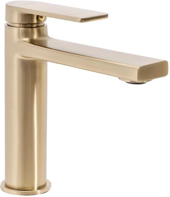 Смеситель для умывальника Rea Verso Brush Gold REAB6555 Смеситель для умывальника Rea Verso Brush Gold REAB6555