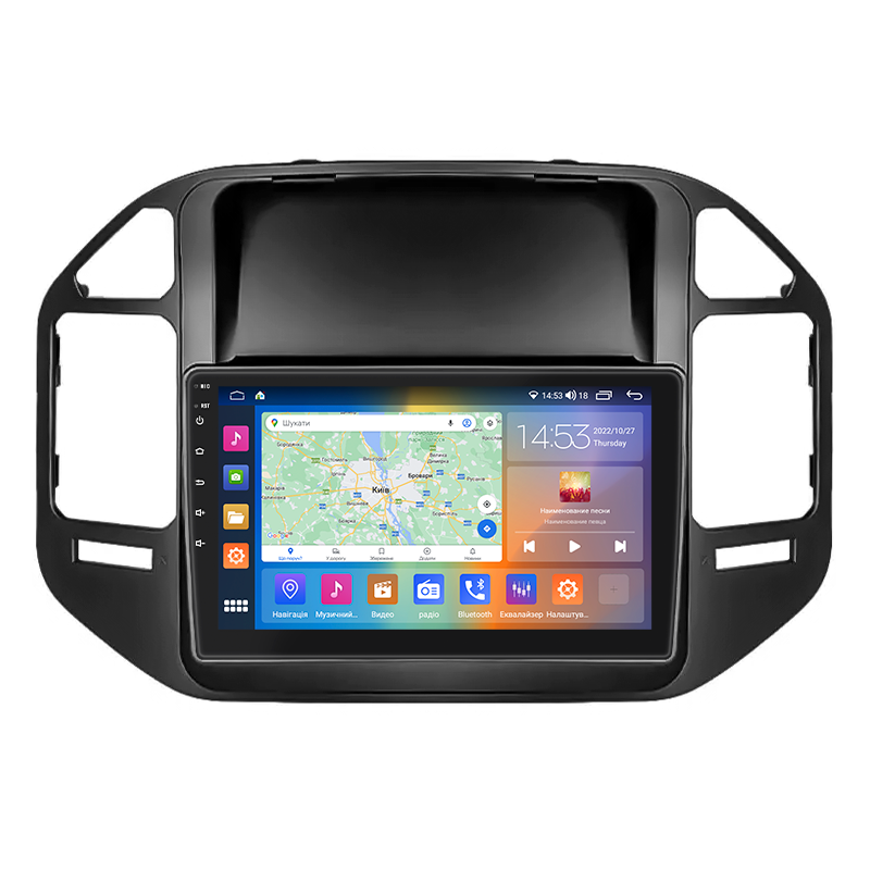 Автомагнітола штатна Lesko 4G/CarPlay/Wi-Fi для Mitsubishi Pajero III Рестайлінг 2002-2006 4/64Gb 9" (1653163361)