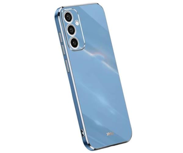 Чехол накладка Silicone Adds 6D для Samsung Galaxy A25 Синий