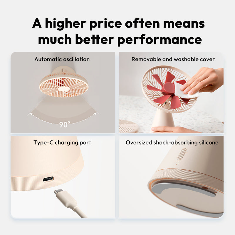 Вентилятор портативный Sothing настольный Forest Desktop Fan Pro на аккумуляторе 4000 мАч (DSHJ-S-2215) - фото 6 Вентилятор портативный Sothing настольный Forest Desktop Fan Pro на аккумуляторе 4000 мАч (DSHJ-S-2215) - фото 6