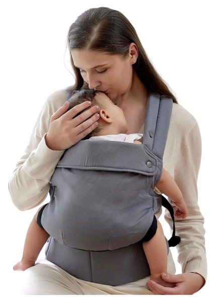 Слинг для новорожденных Серый