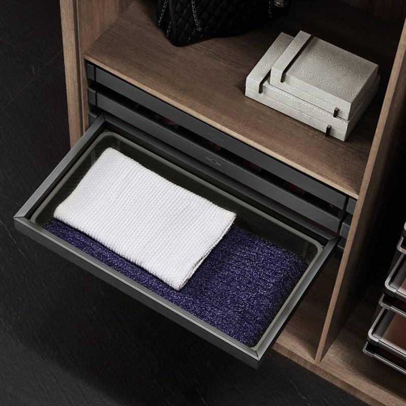 Кошик для одягу Muller металева сітка для модуля 600/561/595 мм Онікс (4410) - фото 3 Кошик для одягу Muller металева сітка для модуля 600/561/595 мм Онікс (4410) - фото 3