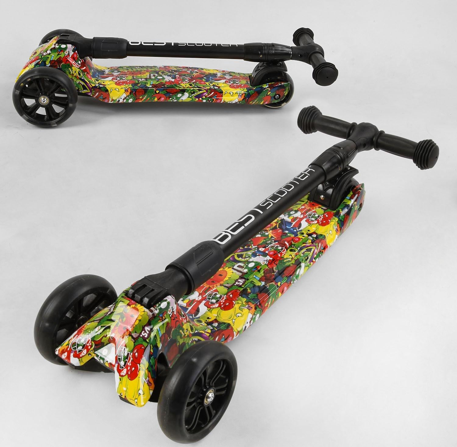 Самокат Best Scooter Maxi 59-208 Черный - фото 4