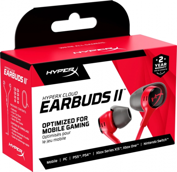 Навушники HyperX Cloud Earbuds II Red (705L8AA) - фото 6