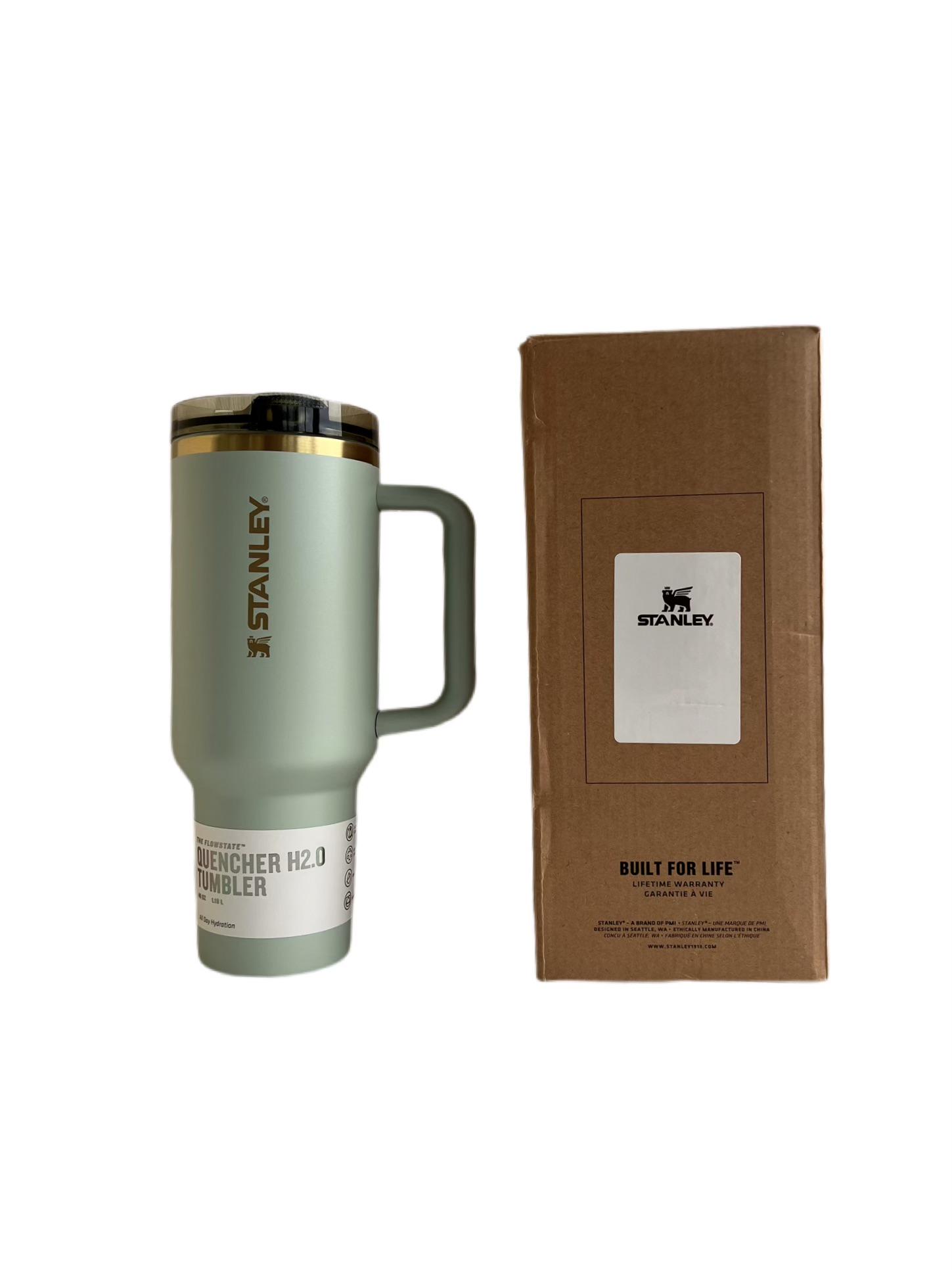Термокухоль Stanley ProTour Flip Straw 1180 мл М'ятно-зелений (31259671)