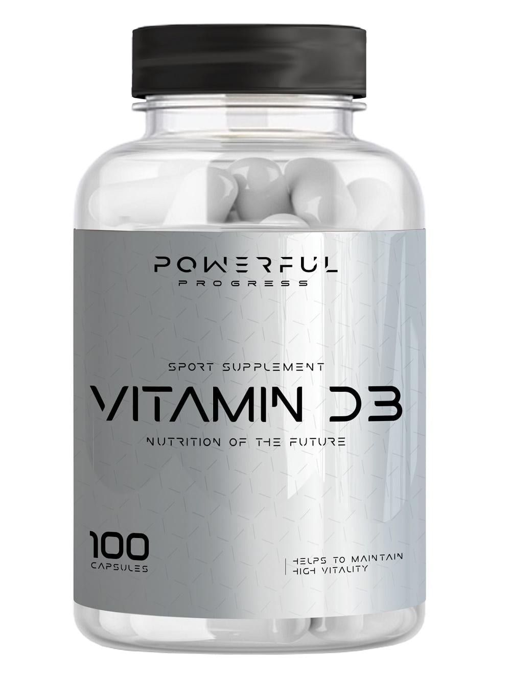 Витамин D для спорта Powerful Progress Vitamin D3 100 Caps Витамин D для спорта Powerful Progress Vitamin D3 100 Caps
