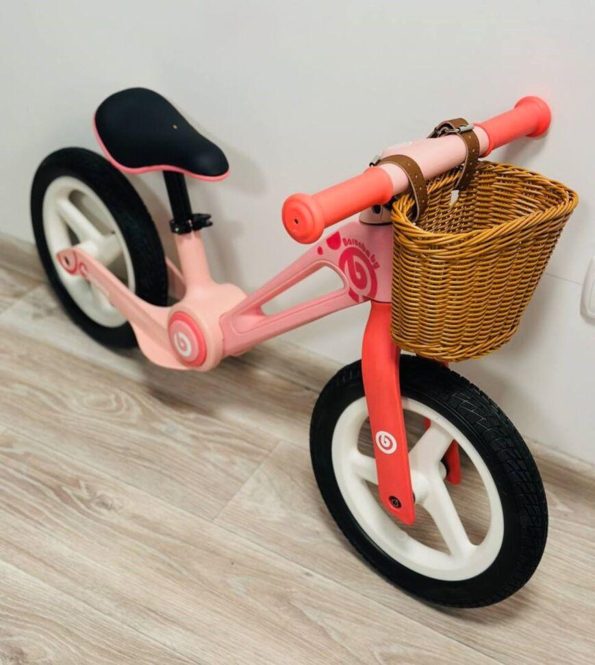 Беговел Maraton M8 12" basket Pink