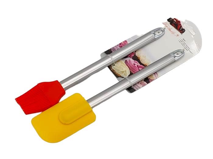 Набор кухонных принадлежностей силиконовый 2 шт. L 24 см (1651471598) Набор кухонных принадлежностей силиконовый 2 шт. L 24 см (1651471598)