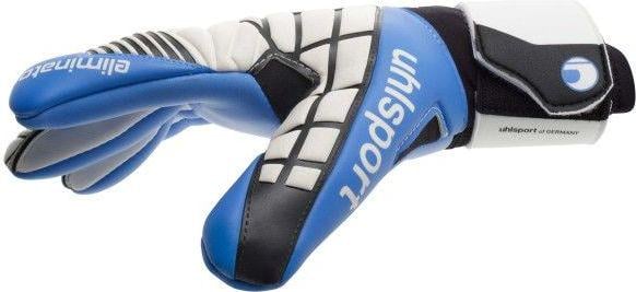 Рукавиці воротарські Uhlsport Eliminator Soft Hn Comp 1000173 01 р. 10,5 Чорно-біло-блакитний - фото 3