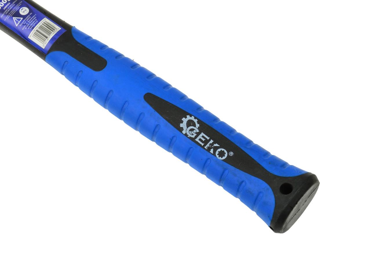 Молоток шевця GeKo premium з ручкою зі скловолокна покритого TPR 500 г (G72245) - фото 3 Молоток шевця GeKo premium з ручкою зі скловолокна покритого TPR 500 г (G72245) - фото 3