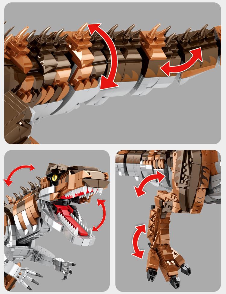 Конструктор дитячий Динозаври Тиранозавр Рекс 2111 дет. (22773761) - фото 4 Конструктор дитячий Динозаври Тиранозавр Рекс 2111 дет. (22773761) - фото 4