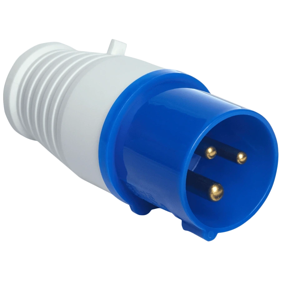 Вилка переносна UEA 013 16А 220В 2Р+Е IP44 (2983448203)