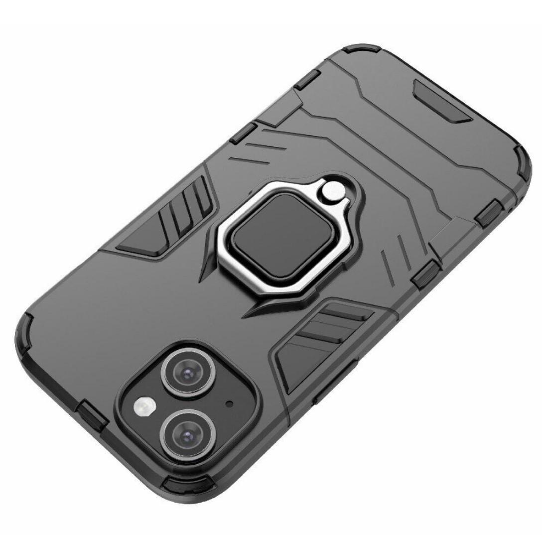 Чохол бампер Primolux Ring Armor для Apple iPhone 15 - Black - фото 4