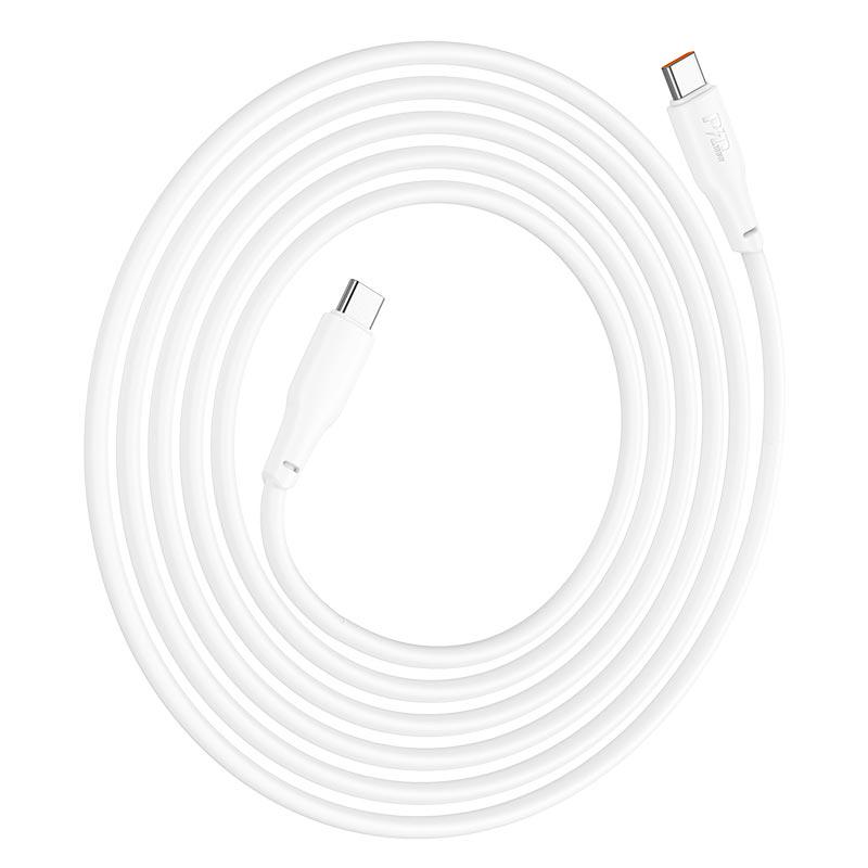 Кабель Hoco X93 Type-C to Type-C Force Fast Charging Data cable 2 м 100W White (11315004) - фото 7