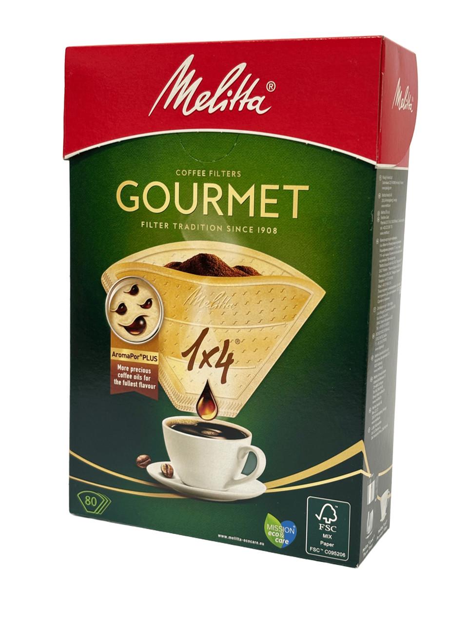 Фильтры бумажные Melitta 1X4/80 Gourmet (4006508190751)