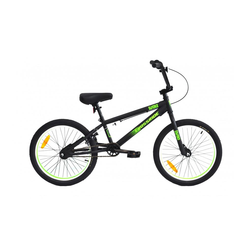 Велосипед Crossride Maverick 20" 2021 Черно-зеленый (ard-0481-З)