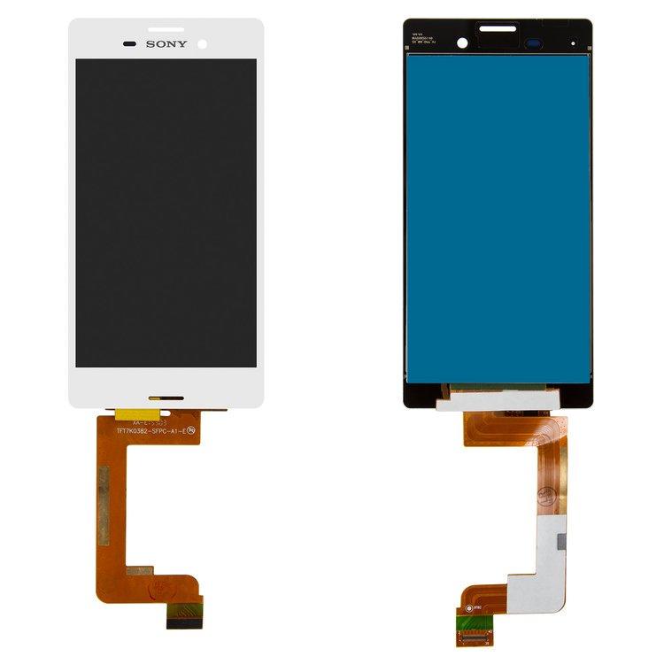 Дисплейный модуль и сенсор для Sony E2333 Xperia M4 Aqua LTE/E2306/E2312/E2303/E2353/E2363 White (4828631) - фото 4