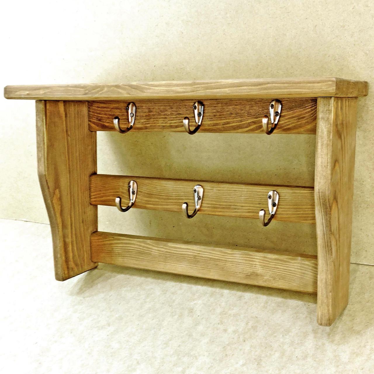 Полка для кружек из дерева Ереван Сиена (СДК-000305)