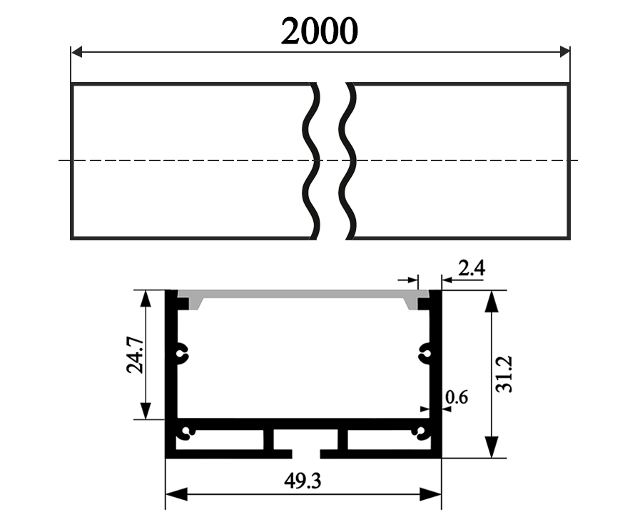 Светильник светодиодный подвесной линейный LEDUA N23-2000 220V 54W 5000 Lm 6000К Красный (25313653) - фото 6 Светильник светодиодный подвесной линейный LEDUA N23-2000 220V 54W 5000 Lm 6000К Красный (25313653) - фото 6