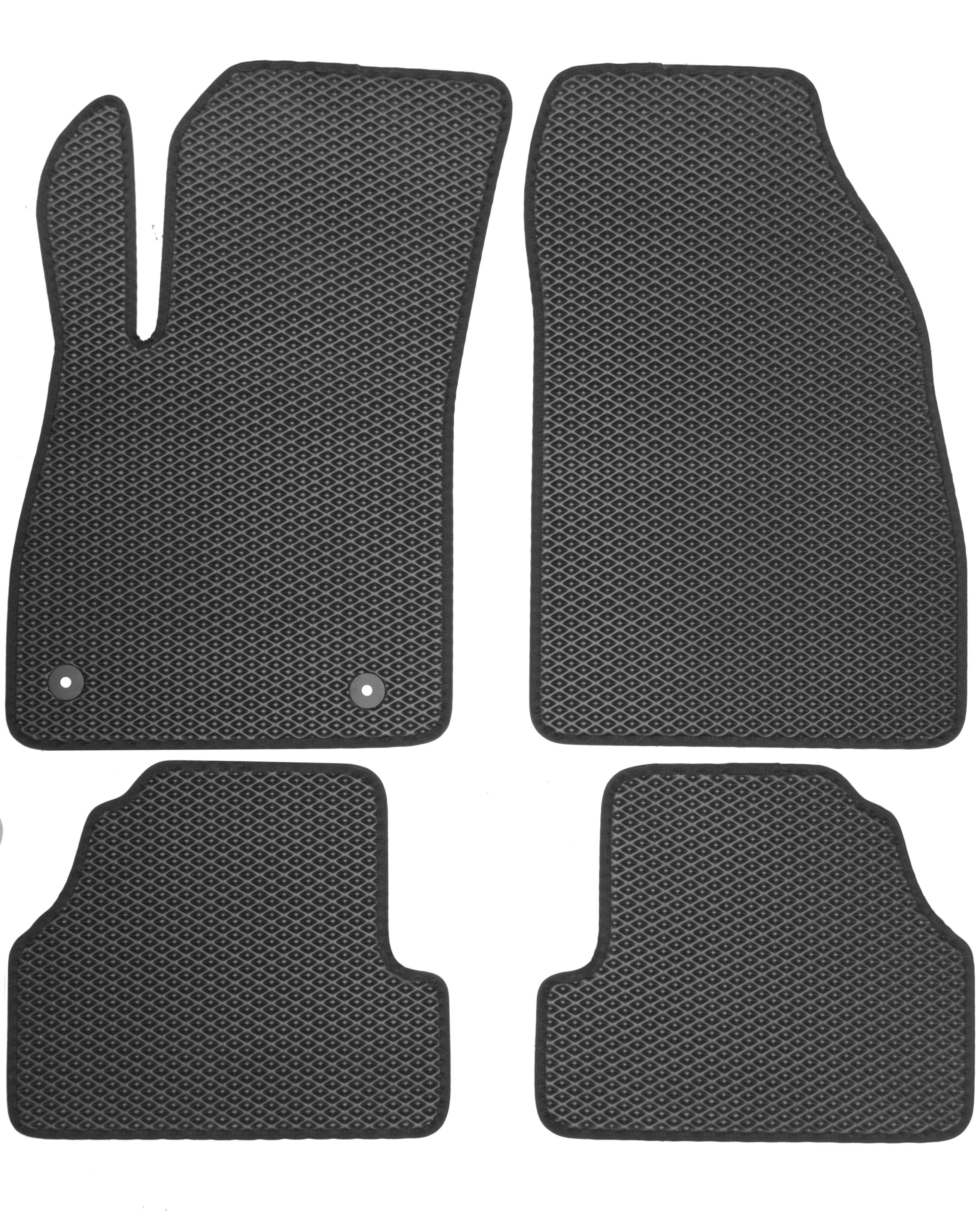 Коврики в салон Kinetic для Opel Mokka '12-21 EVA-полимерные Черный