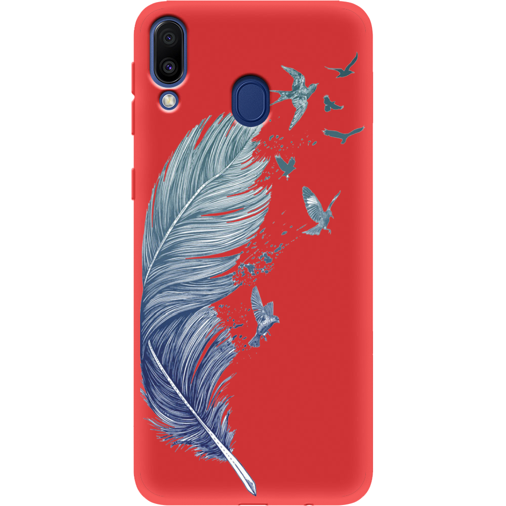 Чехол Boxface Samsung M205 Galaxy M20 Feather Красный силикон (36205-cc38-43047)