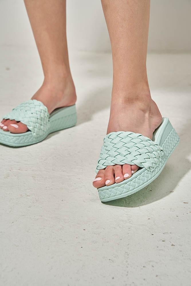 Шлепанцы женские Soprano р. 38 Зеленый (160667)