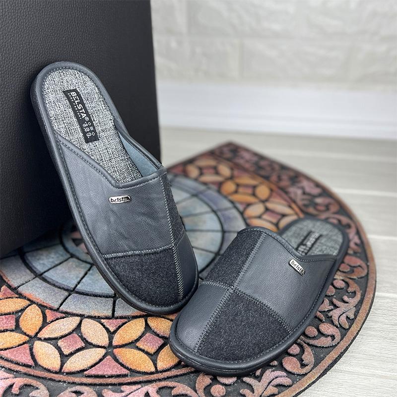 Домашні тапочки чоловічі БЕЛСТА VS-00429-2 27,5 см p. 43 Сірий (87297462)